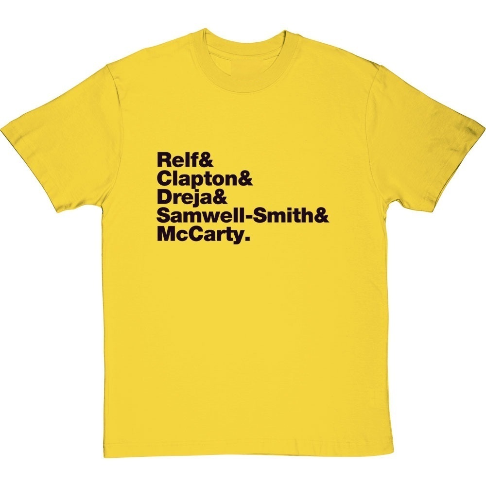 The Yardbirds Line-Up T-Shirt Thank You